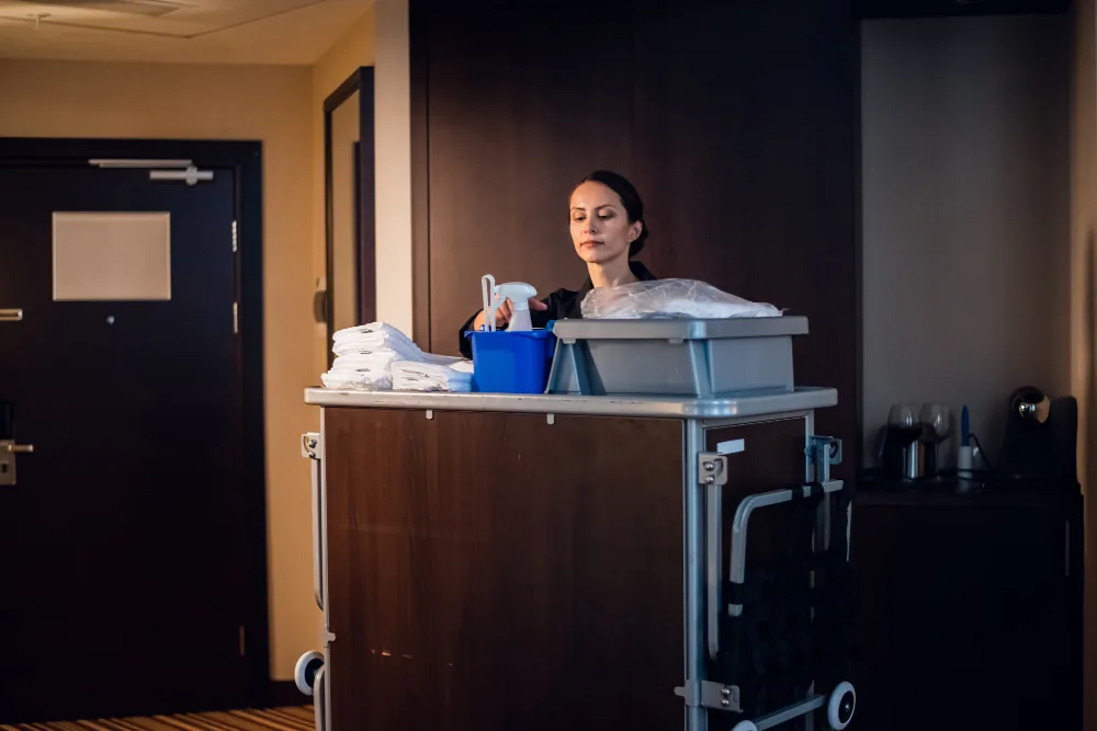 Professionelle Zimmerreinigung für Hotels in Essen