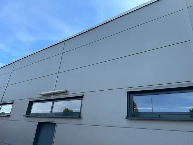 Gereinigte Fassadenflächen nach der Fassadenreinigung